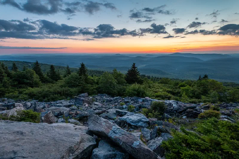 Fire Over the Mountain - Spruce Knob, West Virginia