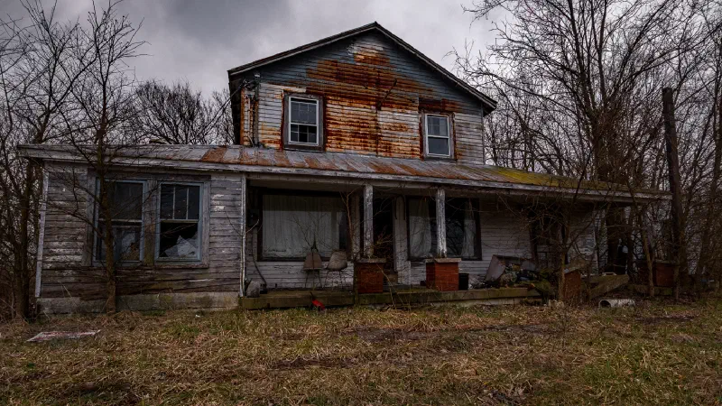 An abandoned house in Northern Kentucky
