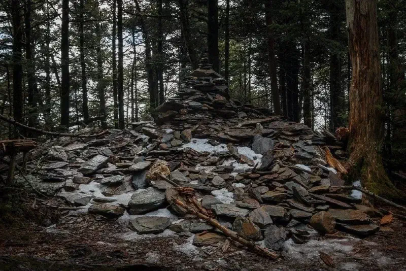 The summit of Mt. Leconte