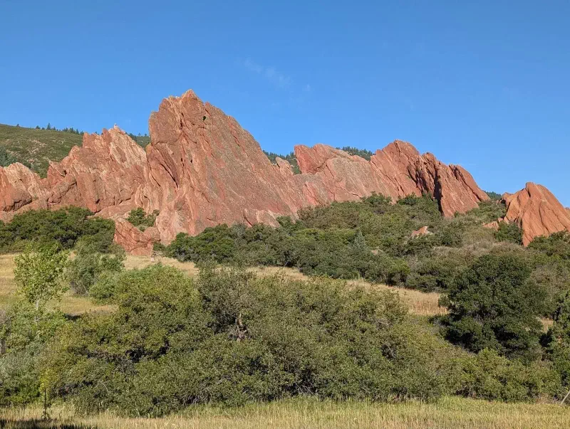 Some of the rock formations in Roxborough State Park, Colorado