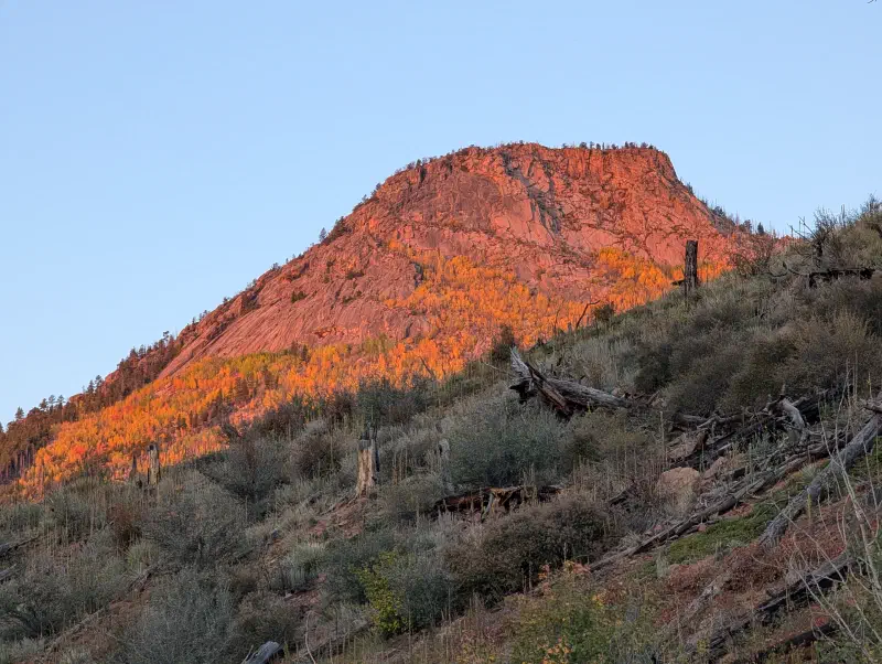 First light in the Lost Creek Wilderness, Pike National Forest, Colorado