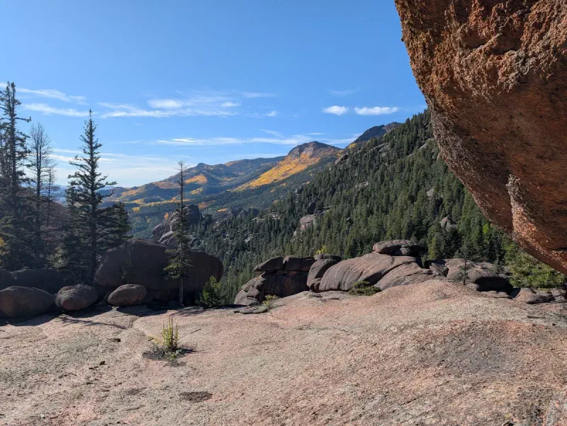 Some of the views on the way up to Harmonica Arch - Pike National Forest, Colorado
