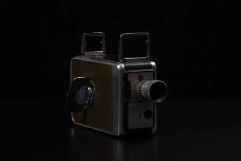 The back viewfinder is tack-sharp, but the rest of the image is soft