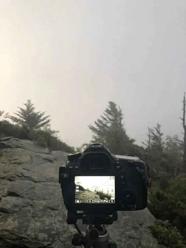 An example of how thick the clouds were at Myrtle Point that morning