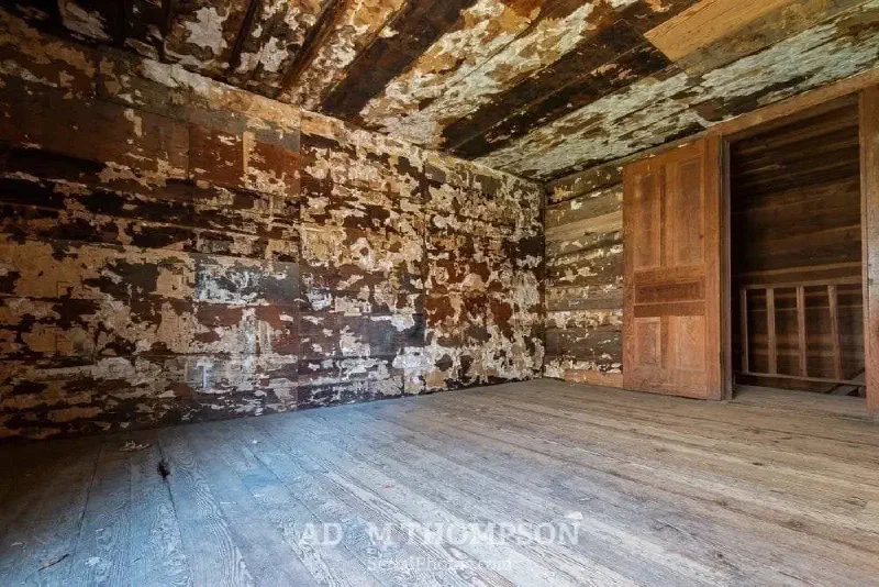 An example of the historic structures that can be found within the Cataloochee Valley of the Great Smoky Mountains. This was taken in an upstairs room of the Caldwell House