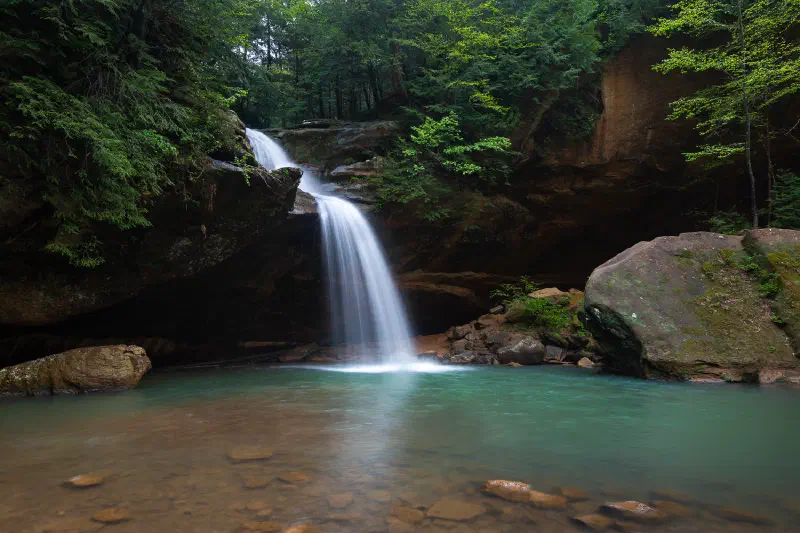 Lower Falls, Old Man’s Cave, Hocking Hills, Ohio