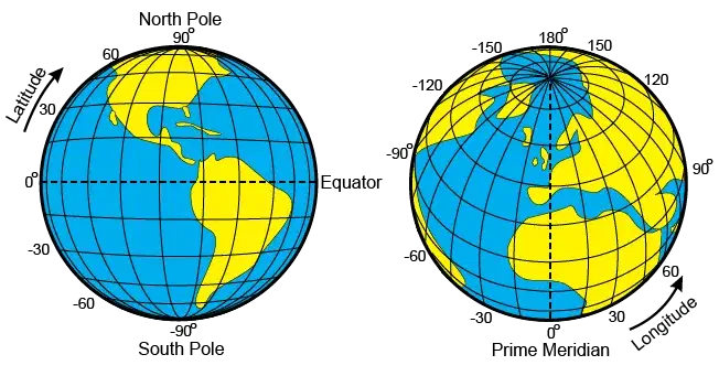 Example of how cartographers divide up the Earth