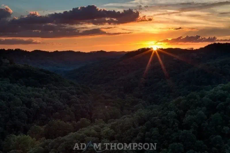 Chimney Rock Sunset, Red River Gorge, Kentucky