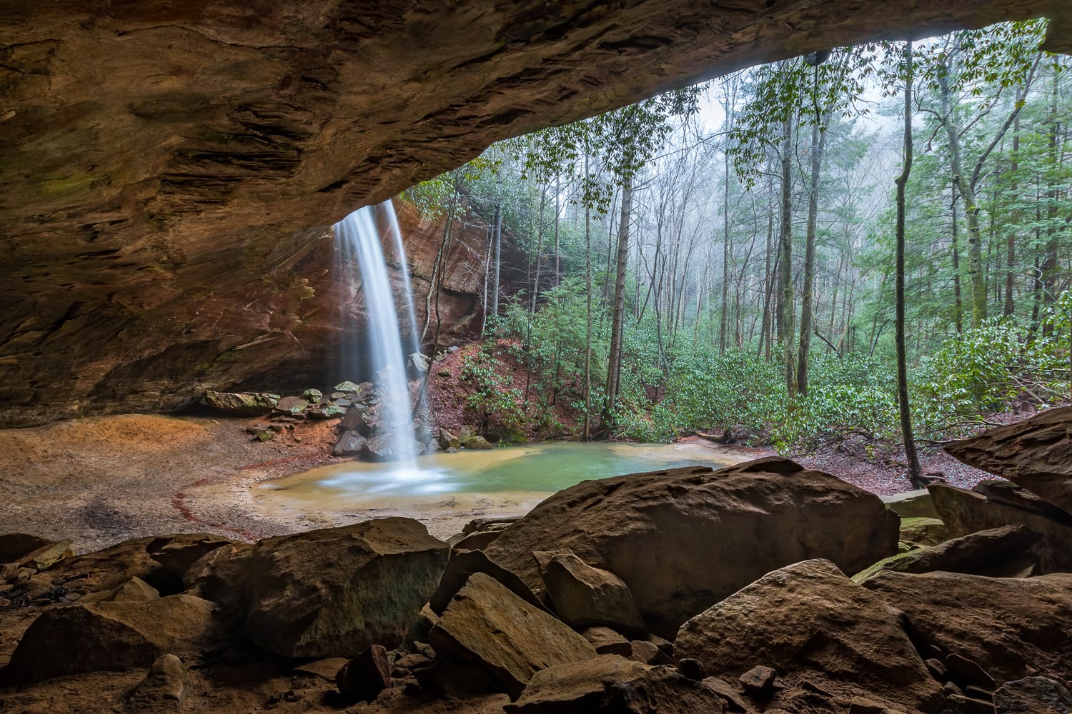 Copperas Falls, Red River Gorge, Kentucky.