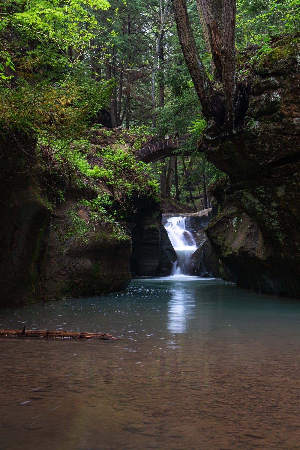 Devil’s Bathtub, Hocking Hills State Park, Ohio.