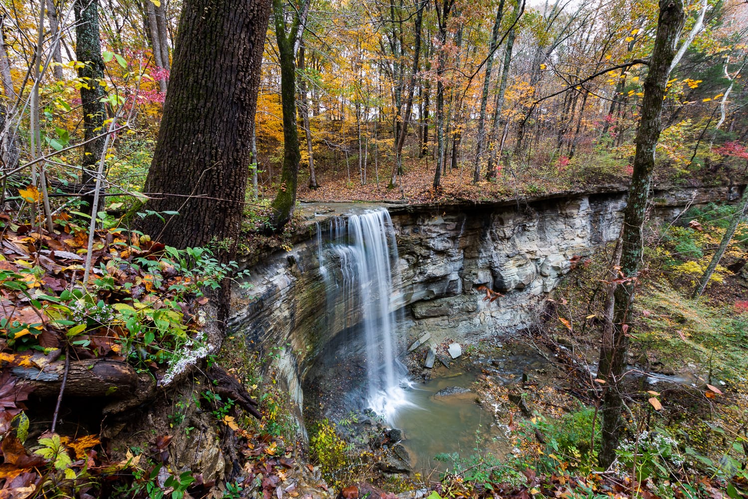 Fairmount Falls in Louisville, Kentucky. Shot at a base ISO of 100.