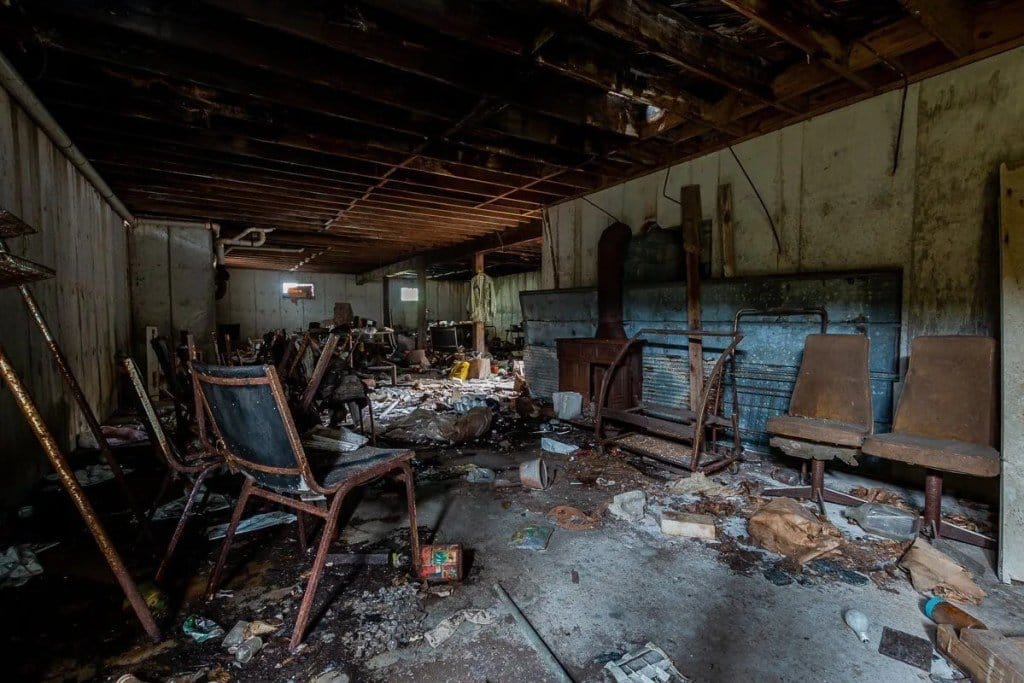 An abandoned basement in Northern Kentucky.