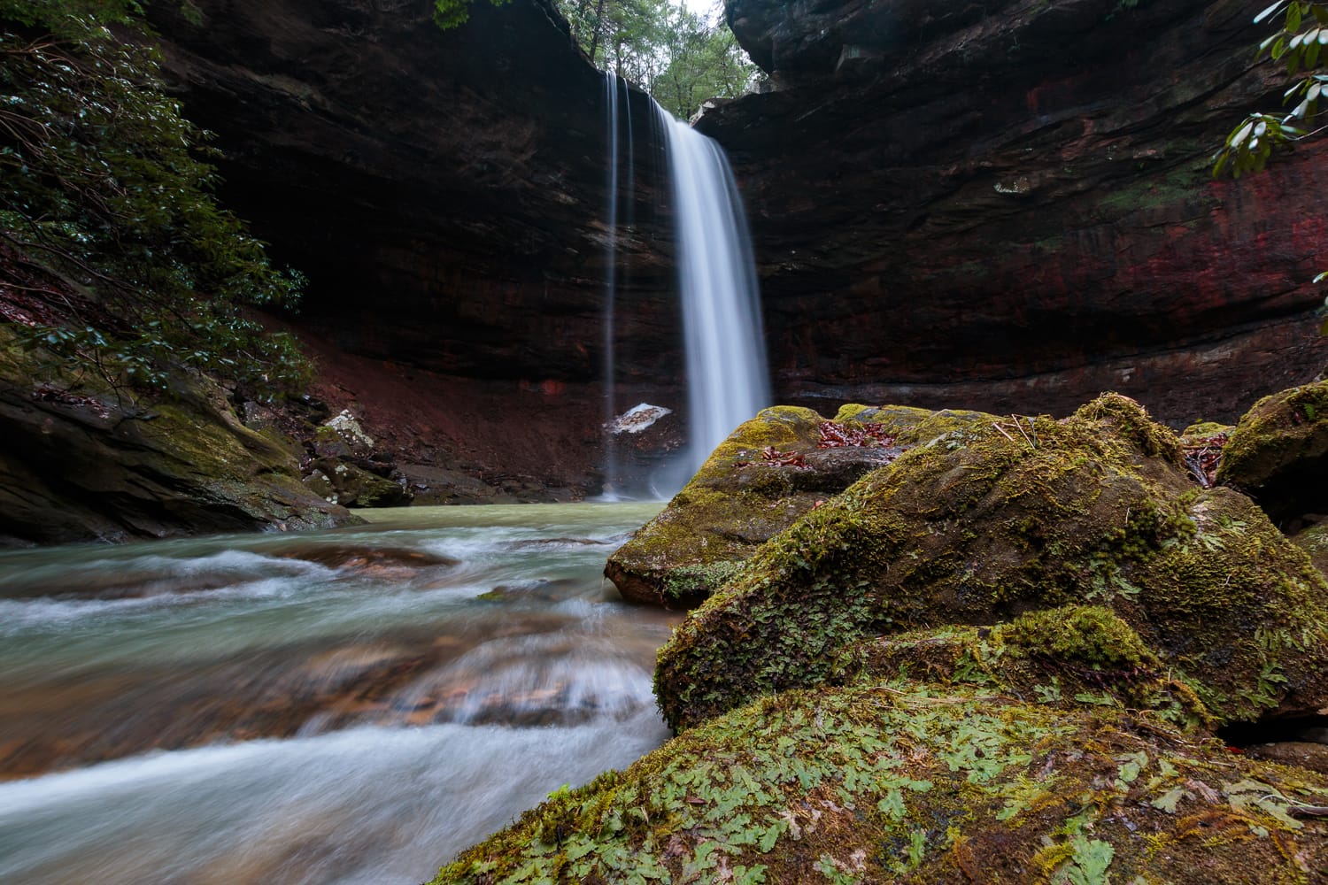Indian Bathtub Falls - Red River Gorge, Kentucky.