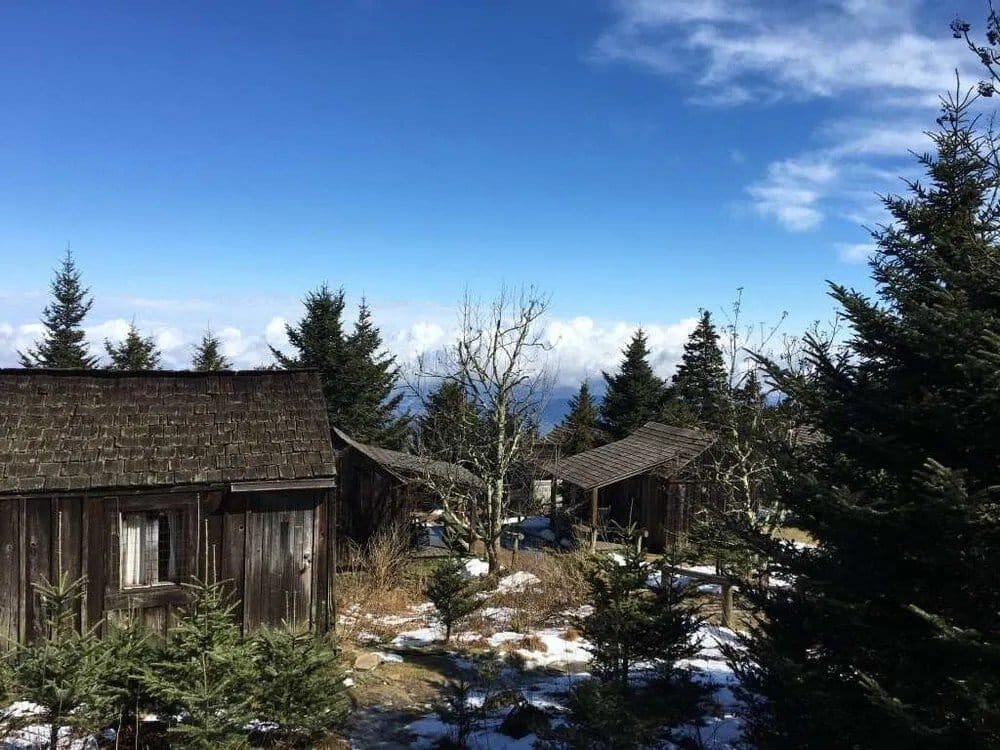 The lodge on top of Mt. Leconte in the Great Smoky Mountains National Park.