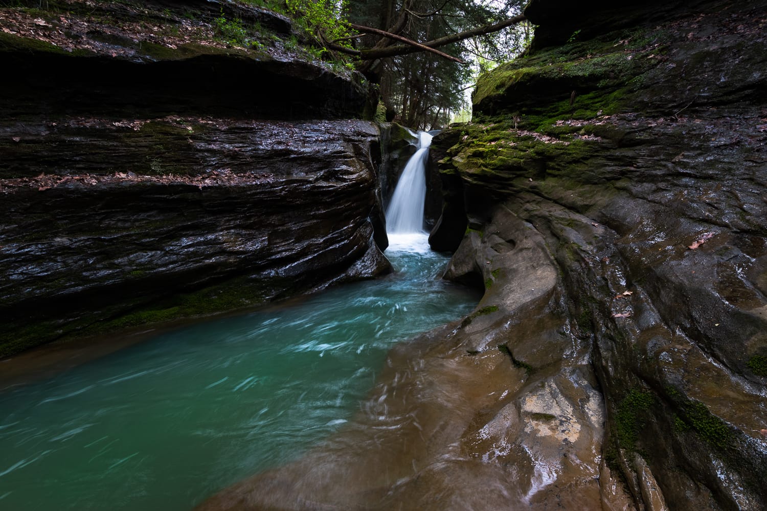 Robinson Falls, Hocking Hills, Ohio.