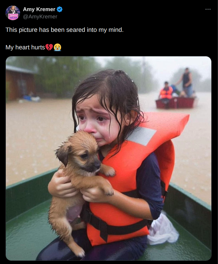 An example of the typical AI slop you see flooding the internet.