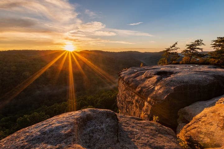 Gorgeous Sunset - Red River Gorge, Kentucky.