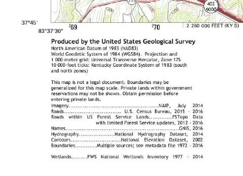 Nad83 datum map